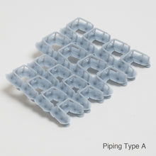 画像をギャラリービューアに読み込む, パイピング Type A ノンスケール S/Mサイズ 各8個セット