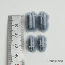 画像をギャラリービューアに読み込む, 2連パイプ ノンスケール 2種 S/Mサイズ 各2個セット
