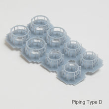 画像をギャラリービューアに読み込む, パイピング Type D ノンスケール S/Mサイズ 各4個セット