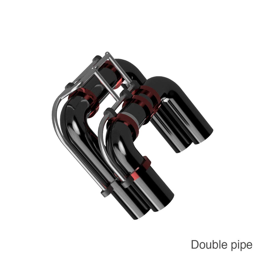 Double pipe non-scale S / M size 2 pieces each