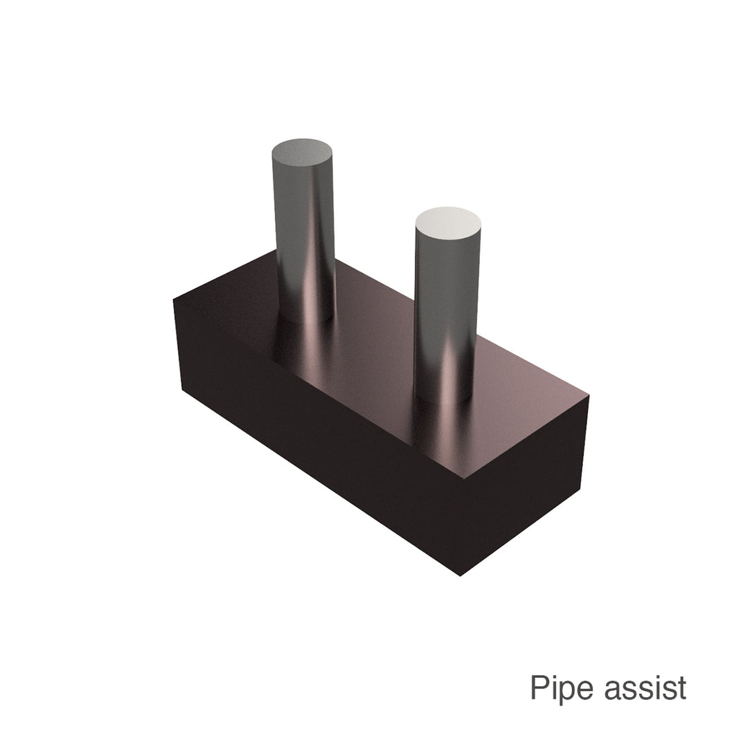 Pipe assist sin escala tamaño S/M 4 piezas cada uno