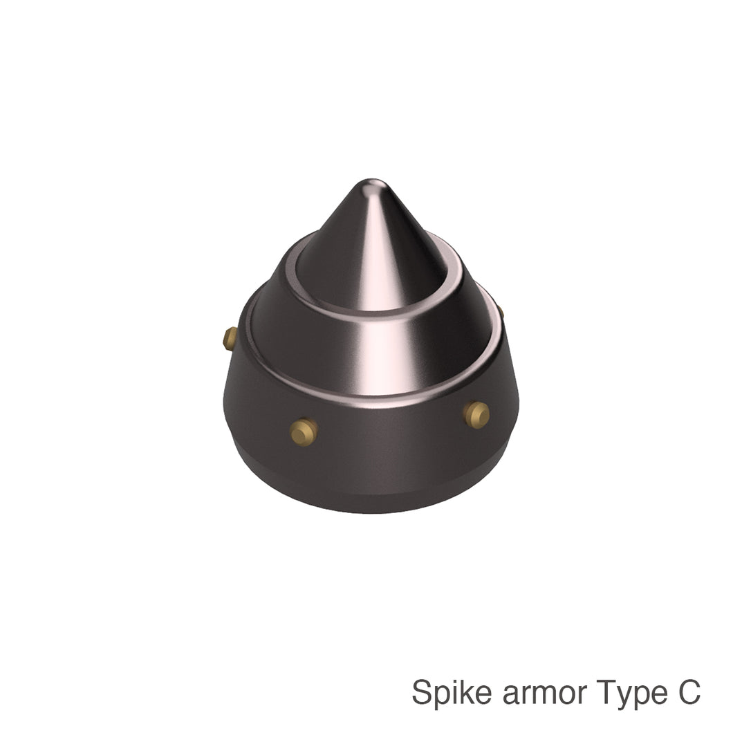 Armadura Spike Tipo C S/M talla 4 piezas cada una