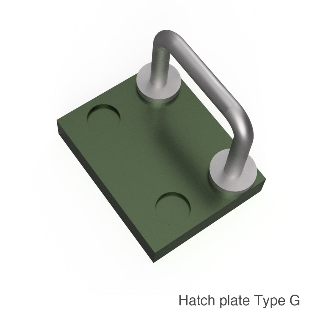 Hatch plate Type G non-scale S / M size 6 pieces each